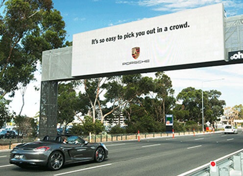 Porsche Car Recognition Billboard Campaign